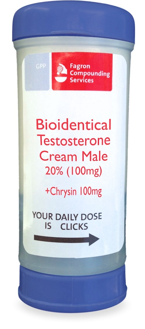 Testosterone Cream Male (100mg) +Chrysin